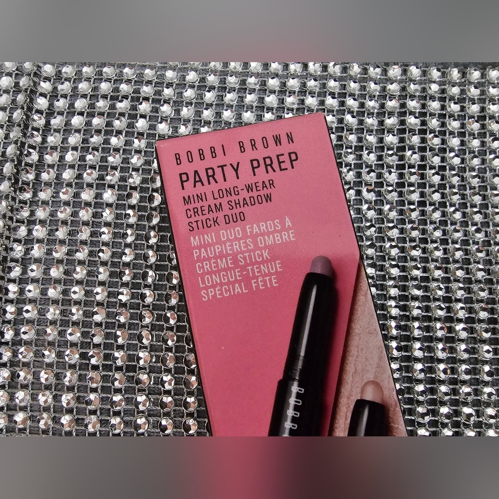 Bobbi Brown Party Prep Mini Long-Wear Cream Shadow Stick Duo-NIB - Picture 5 of 9